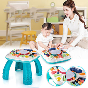 Baby & Toddler Toys - Baby Activity Learning Musical Table Toys for 6 Months- 3 Year Old - Safe,Sturdy and Fun,Boys Girls Gifts
