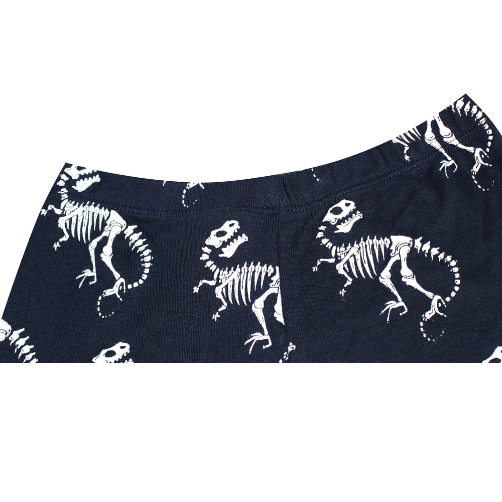 2 3 4 5 6 7 8 Yrs Boys Pajamas for Kids Children Sleepwear Short Sleeve Sleep Clothes Tops Pajama Shorts Clothing Set Boy Pijama