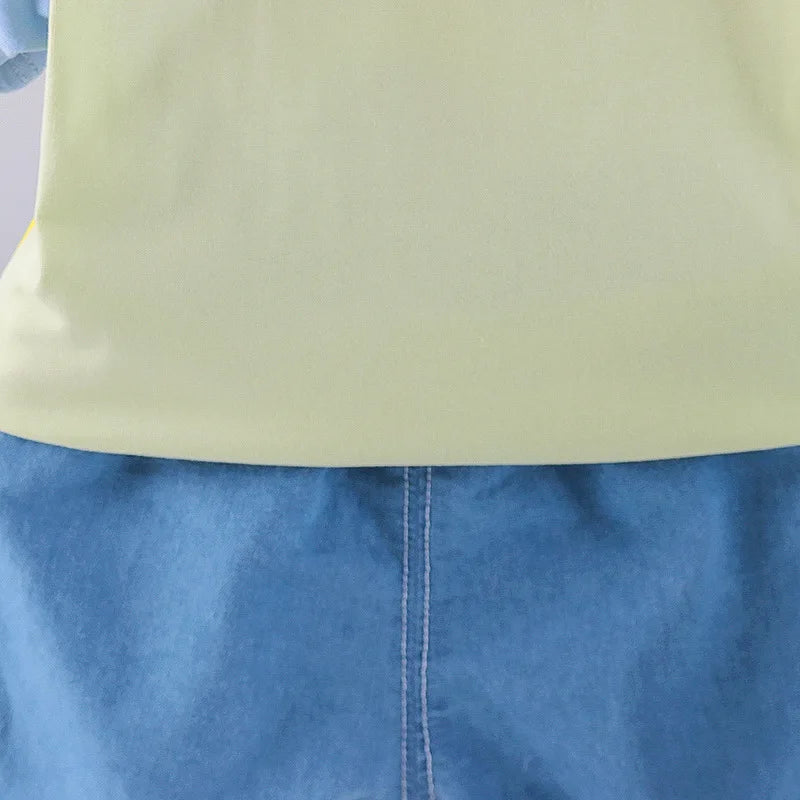 New Summer Baby Girl Clothes Suit Children Boys Cartoon T-Shirt Shorts 2Pcs/Sets Toddler Sports Costume Outfits Kids Tracksuits