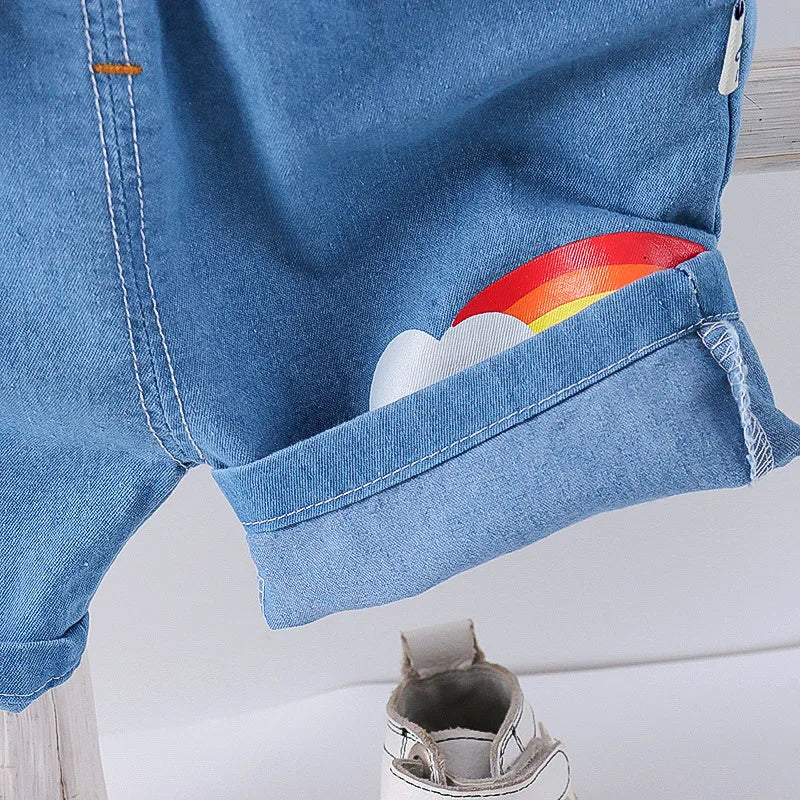 New Summer Baby Girl Clothes Suit Children Boys Cartoon T-Shirt Shorts 2Pcs/Sets Toddler Sports Costume Outfits Kids Tracksuits