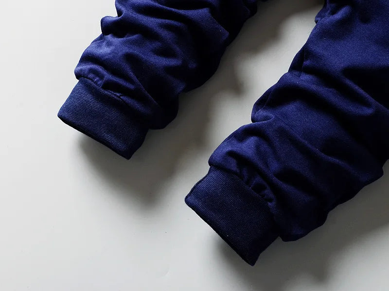 New Spring Autumn Baby Girl Clothes Children Boys Cotton Letter Hoodies Pants 2Piece Set Toddler Fashion Costume Kids Tracksuits