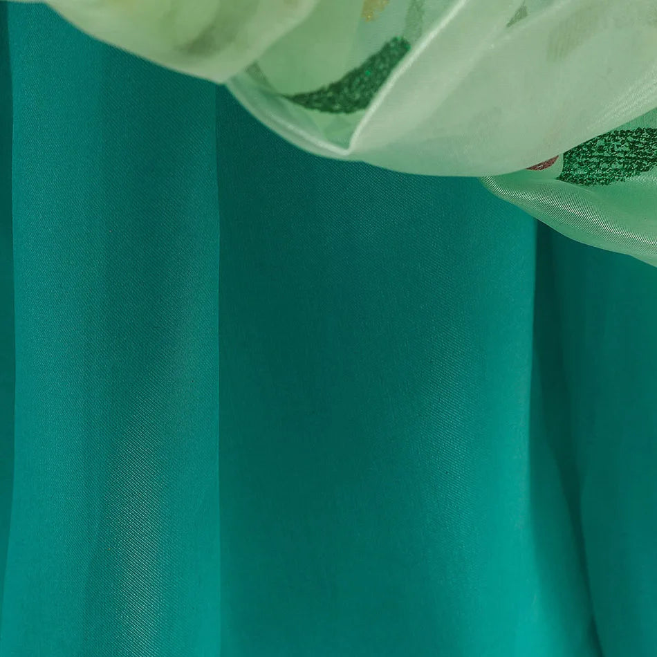 Anna Dresses Children Princess Dress Girl Cosplay Costume Kids Summer Clothes Halloween Birthday Carnival Robe Party Disguise