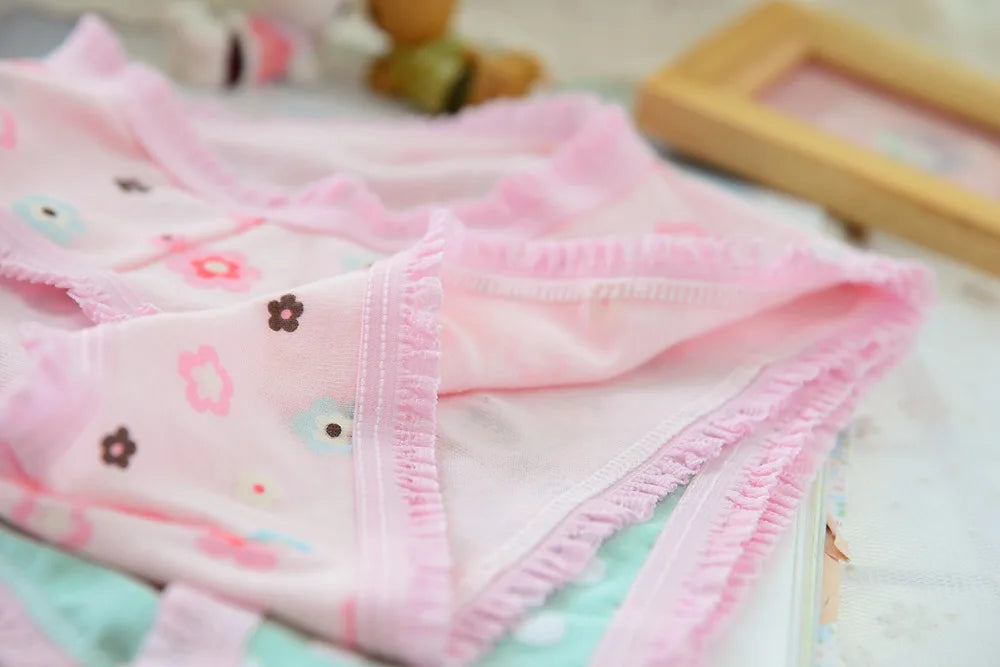 Wholesale(10pcs/lot) Cartoon Design Underwear For Children Kid, 100% Cotton Girls Shorts Underpants Knickers, 2 4 6 8 10 Years