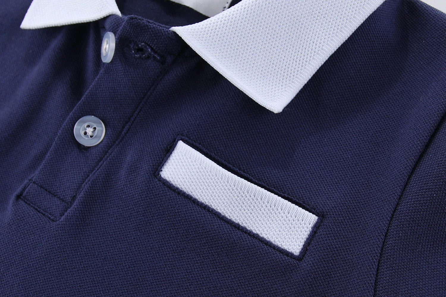 Mudkingdom Little Boys Long Sleeve Polo Shirts Solid Fashion Turn-down Collar Cotton Tops for Kids Clothing Spring Clothes