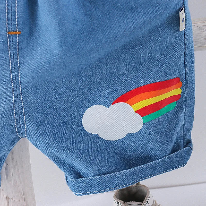 New Summer Baby Girl Clothes Suit Children Boys Cartoon T-Shirt Shorts 2Pcs/Sets Toddler Sports Costume Outfits Kids Tracksuits