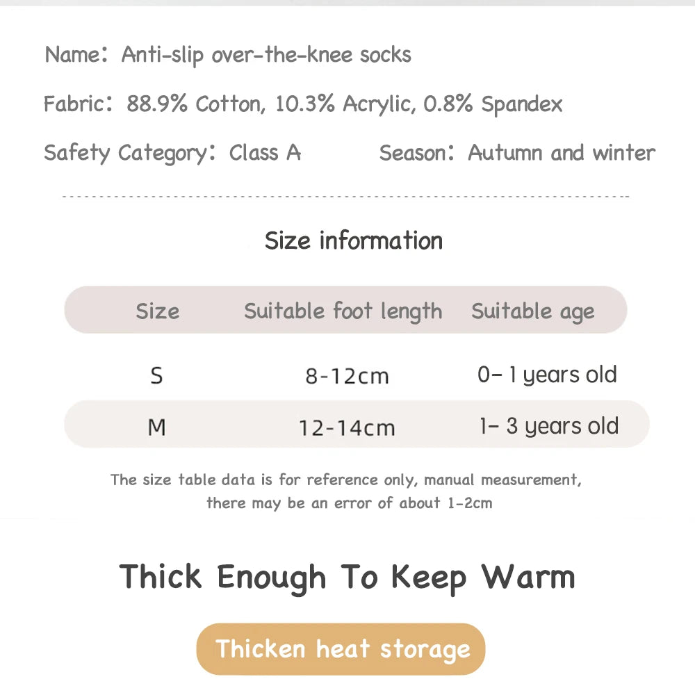 Baby Knee High Crawling Socks Baby Knee Pads Baby Crawling Knee Pads Cartoon 0~24 Months Baby Long Socks Things for Babies