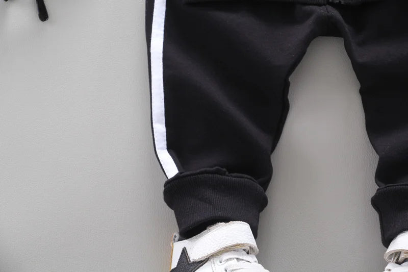 Fashion Children Clothing Spring Autumn Baby Girl Clothes Set Boys Cotton Jacket Pants 2 Pieces Toddler Costume Kids Tracksuits