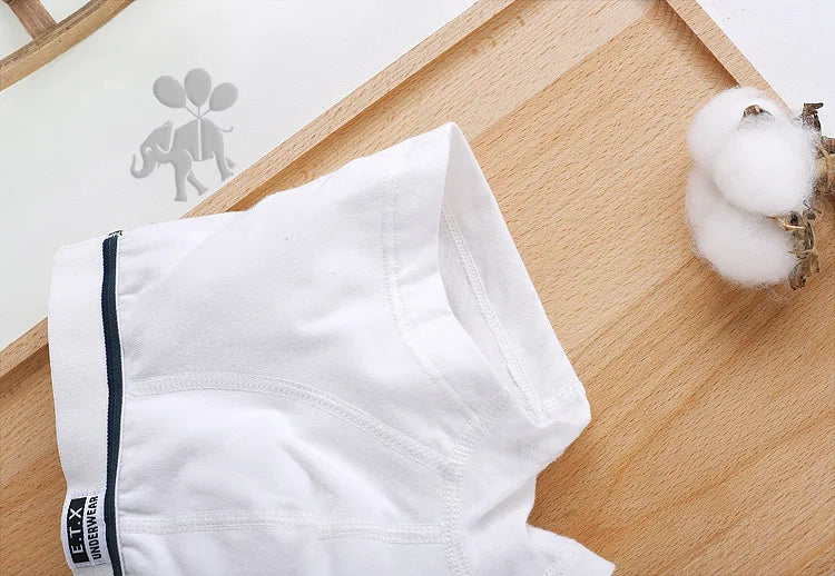 new children high quality solid boys cotton boxer shorts panties kids underwear for 2-20 years old teenager 5pcs/3pc/lot student