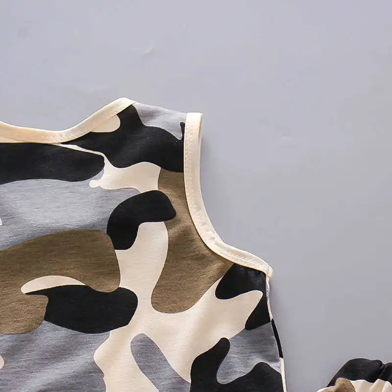 New Summer Baby Boys Clothes Children Girls Vest Shorts 2Pcs/Sets Toddler Casual Sports Costume Infant Outfits Kids Tracksuits