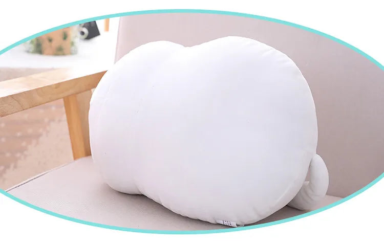 25/100cm Cute Soft Cat Plush Pillow Sofa Cushion Kawaii Plush Toy Stuffed Cartoon Animal Doll for Kids Baby Girls Lovely Gift