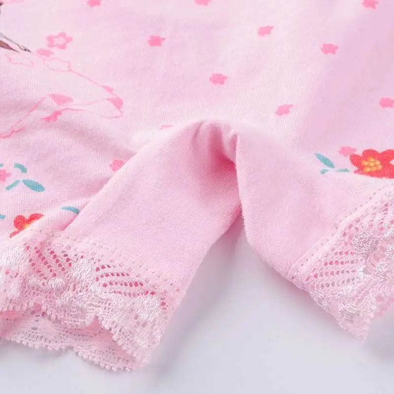 hot sales new girls cotton lace boxer shorts panties kids solid children underwear 2-10years 6pcs/lot M-3XL clothes