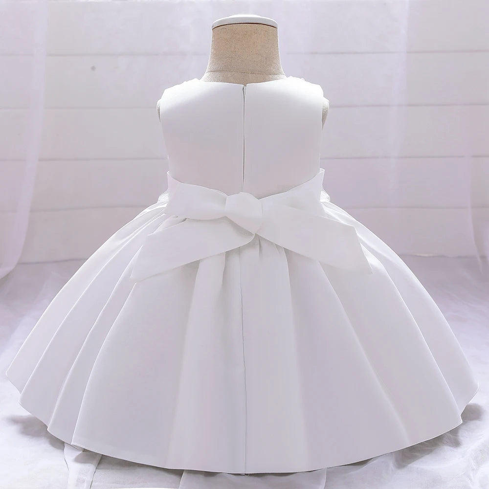 Baby Girls Princess Dress Toddler Christening Gown Kids Christmas Party Costume Infant 1st Year Birthday Baptism Dresses Clothes
