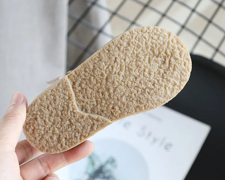 New Grils Leather Shoes Casual Girls Autumn Winter Kids Pu Show White Shoes Children's  Black Pink size 21-30 Flats