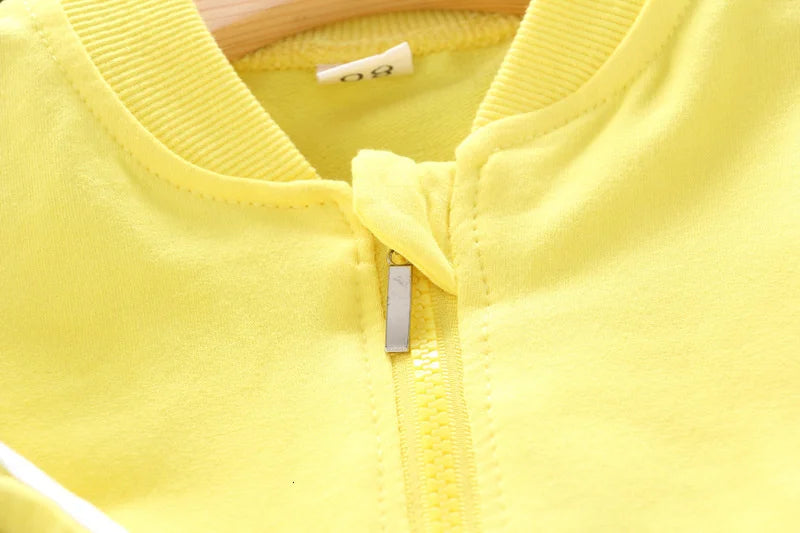 Fashion Children Clothing Spring Autumn Baby Girl Clothes Set Boys Cotton Jacket Pants 2 Pieces Toddler Costume Kids Tracksuits