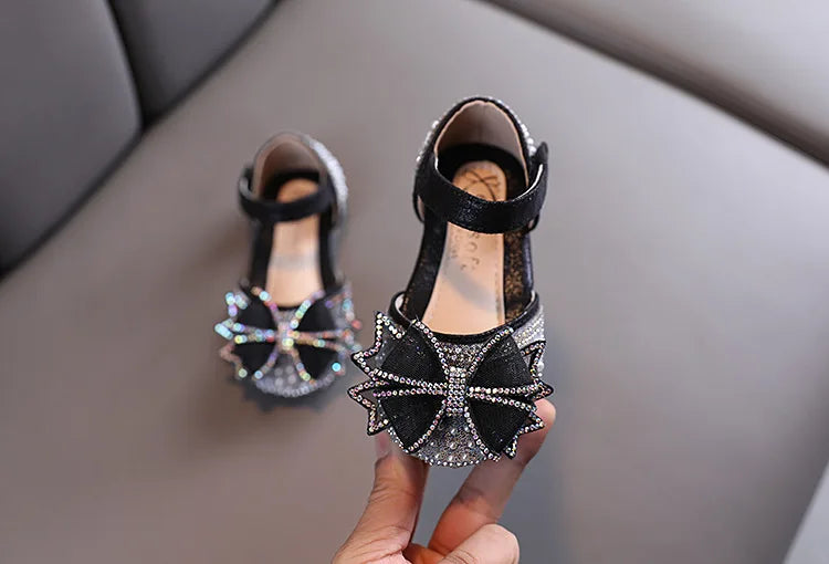 Kids Shoes Bow Flats Children's Princess Shoes for Girl  Sandals 2023 New Spring Summer  Comfortable Little Girl Shoes  E645