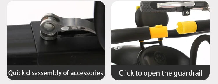 PANGDUBE Universal Front Bike Child Seat Adjustable Baby Bicycle Carrier with Safety Belt Foldable Kids Cycle Seat for Mountain