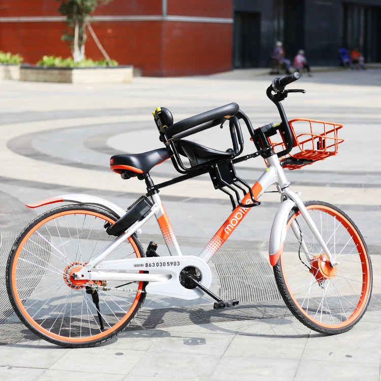 PANGDUBE Universal Front Bike Child Seat Adjustable Baby Bicycle Carrier with Safety Belt Foldable Kids Cycle Seat for Mountain