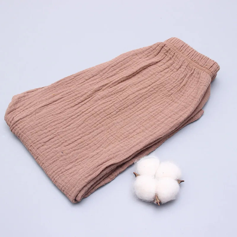 Boys Linen Pants Summer 1-6year Baby Girl Pant Solid Color Linen Children Pants Cotton Linen Pants for Boys Harem Pants for Kids