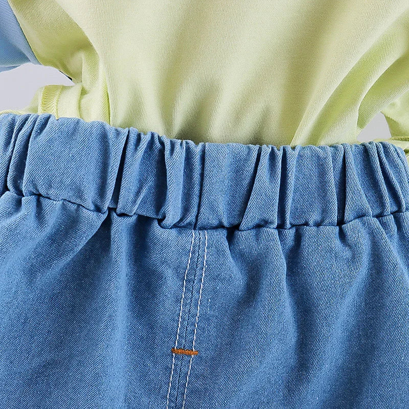 New Summer Baby Girl Clothes Suit Children Boys Cartoon T-Shirt Shorts 2Pcs/Sets Toddler Sports Costume Outfits Kids Tracksuits