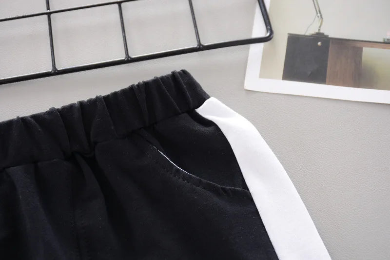 Fashion Children Clothing Spring Autumn Baby Girl Clothes Boys Solid Jacket Pants 2Pcs/Set Toddler Cotton Costume Kids Tracksuit