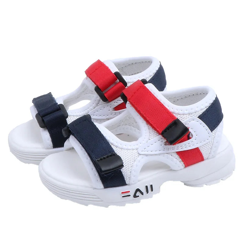 2020 summer new children's sandals baby toddler shoes girls beach shoes soft bottom non-slip boys sports sandals leisure 21-30
