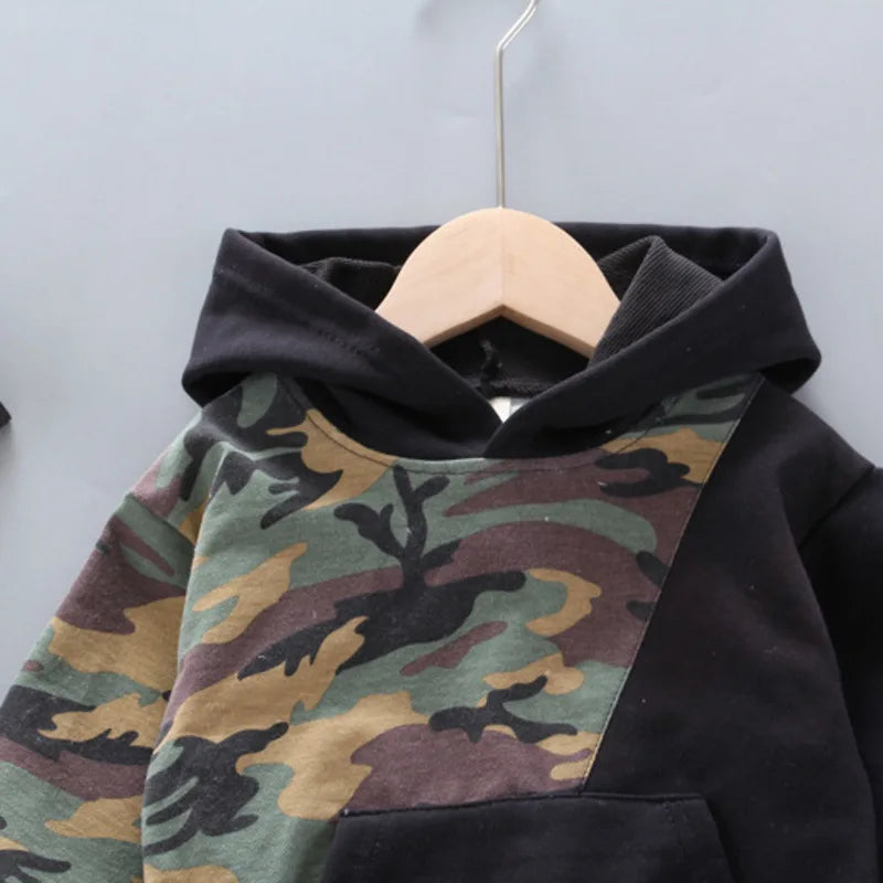 New Autumn Fashion Children Outfits Baby Girl Clothes Boys Casual Hooded T-Shirt Pants 2Pcs/Sets Toddler Costume Kids Tracksuits