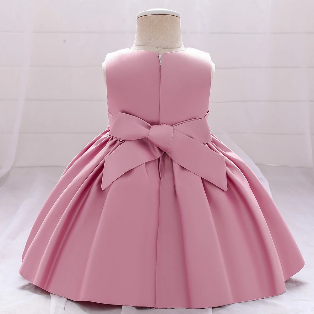 Baby Girls Princess Dress Toddler Christening Gown Kids Christmas Party Costume Infant 1st Year Birthday Baptism Dresses Clothes