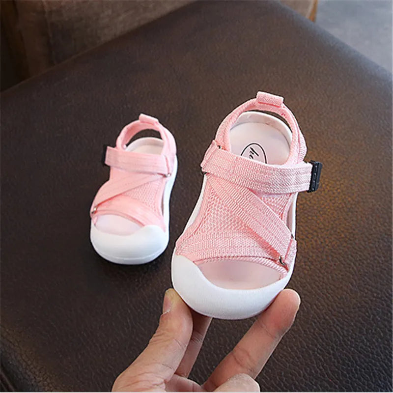 2020 Summer Infant Toddler Shoes Baby Girls Boys Casual Shoes Non-Slip Breathable High Quality Kids Anti-collision Beach Shoes