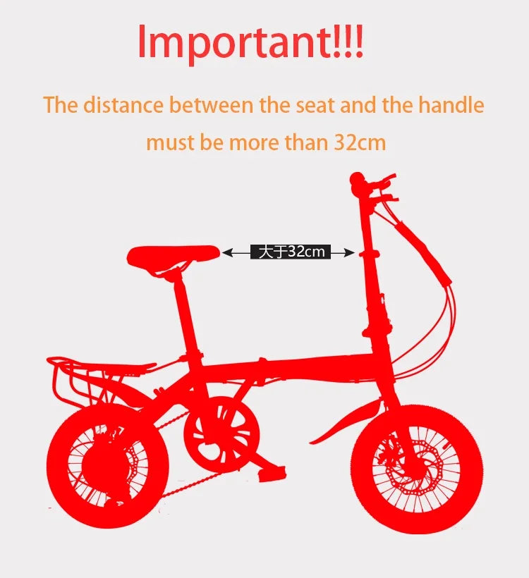 PANGDUBE Universal Front Bike Child Seat Adjustable Baby Bicycle Carrier with Safety Belt Foldable Kids Cycle Seat for Mountain