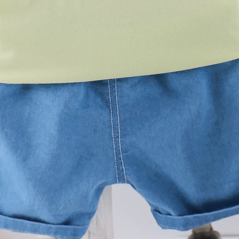 New Summer Baby Girl Clothes Suit Children Boys Cartoon T-Shirt Shorts 2Pcs/Sets Toddler Sports Costume Outfits Kids Tracksuits