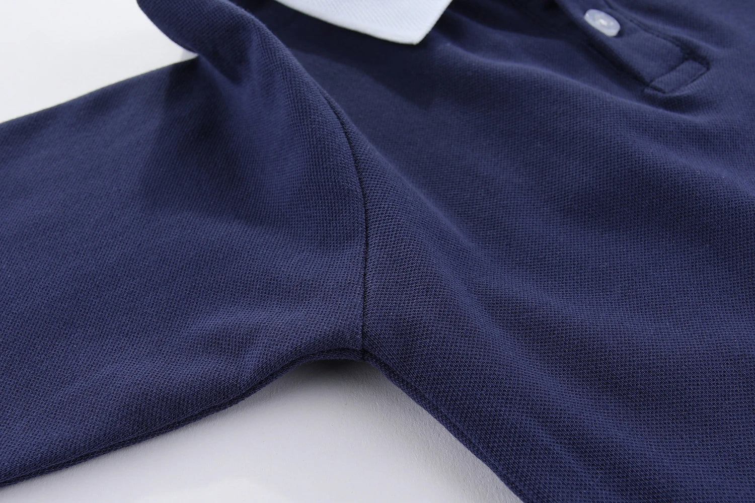 Mudkingdom Little Boys Long Sleeve Polo Shirts Solid Fashion Turn-down Collar Cotton Tops for Kids Clothing Spring Clothes