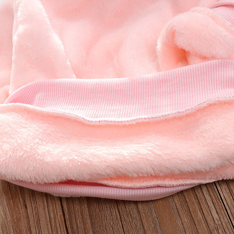 New Winter Baby Girls Clothes Children Sleepwear Infant Fashion Warm T-Shirt Pants 2Pcs/Sets Toddler Casual Costume Kids Pajamas