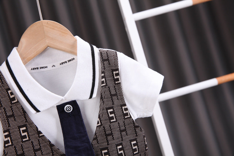 New Summer Baby Clothes Set Children Boys T-Shirt Shorts 2Pcs/Sets Toddler Casual Cotton Costume Infant Clothing Kids Tracksuits