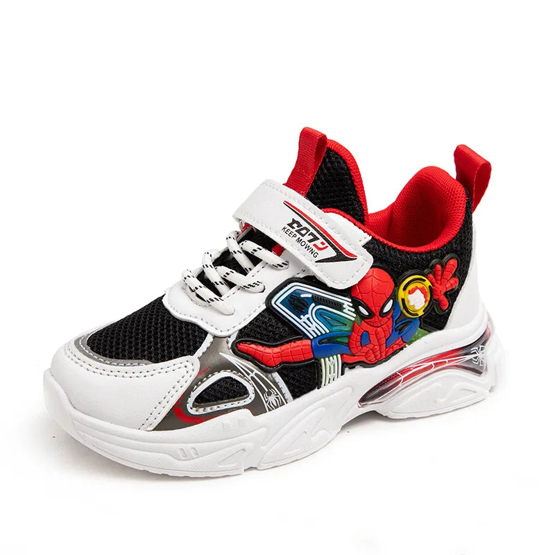 Disney Boys' Sports Shoes Cartoon School Children's Mesh Breathable Running White Fashion Cool Shoes Sneaker Size 21-38