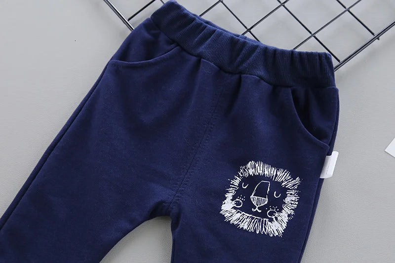 New Spring Autumn Baby Girl Clothes Boys Clothing Children T-Shirt Pants 2Pcs/Sets Toddler Casual Sports Costume Kids Tracksuits