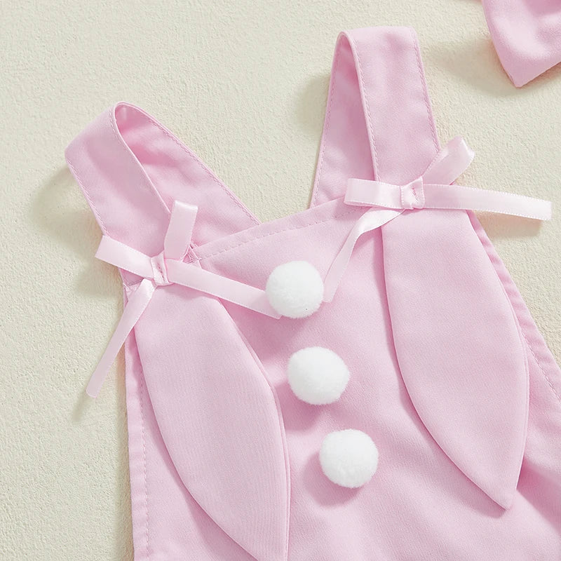 Toddler Girls 3Pcs Summer Outfits Floral Print Sleeveless Romper Headband Sandals Set Baby Clothes for 0-24 Months