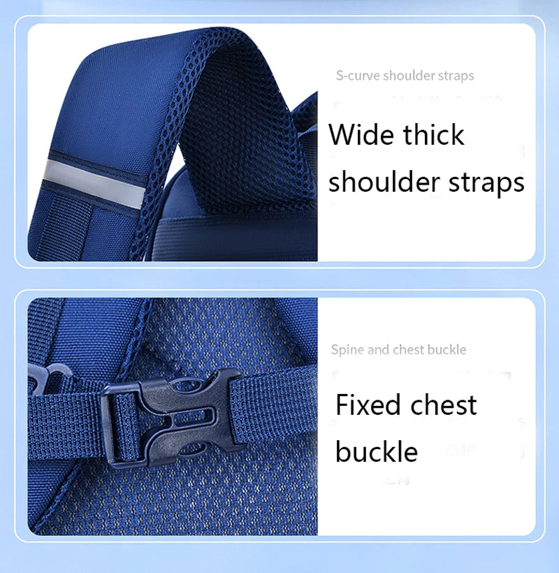 Neuer Kinderrucksack, modisches Design, farblich abgesetzt, leicht, hochwertig, Schulrucksack für Jungen und Mädchen, grün