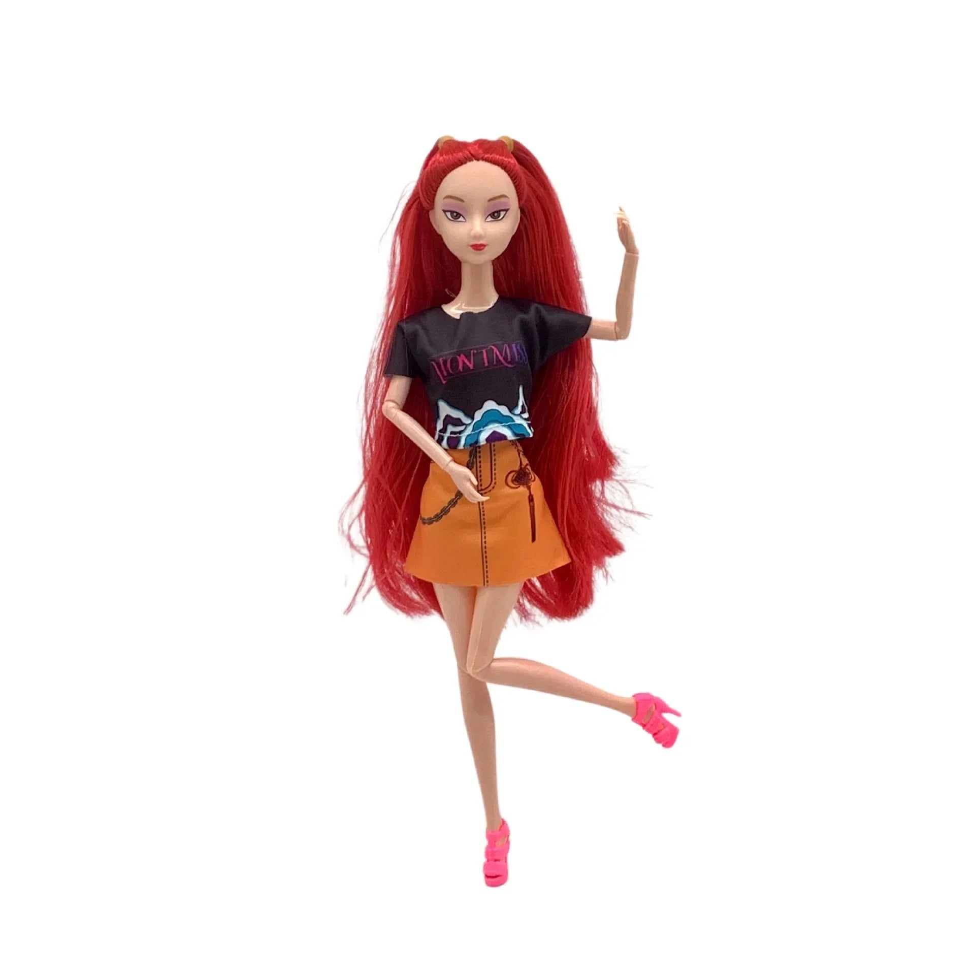 Hot Sale Kpop Demon Hunters Doll Toys Rumi Mira Zoey Action Figure Toy Beautiful Princess Plastic DIY Toy Girls Christmas Gift