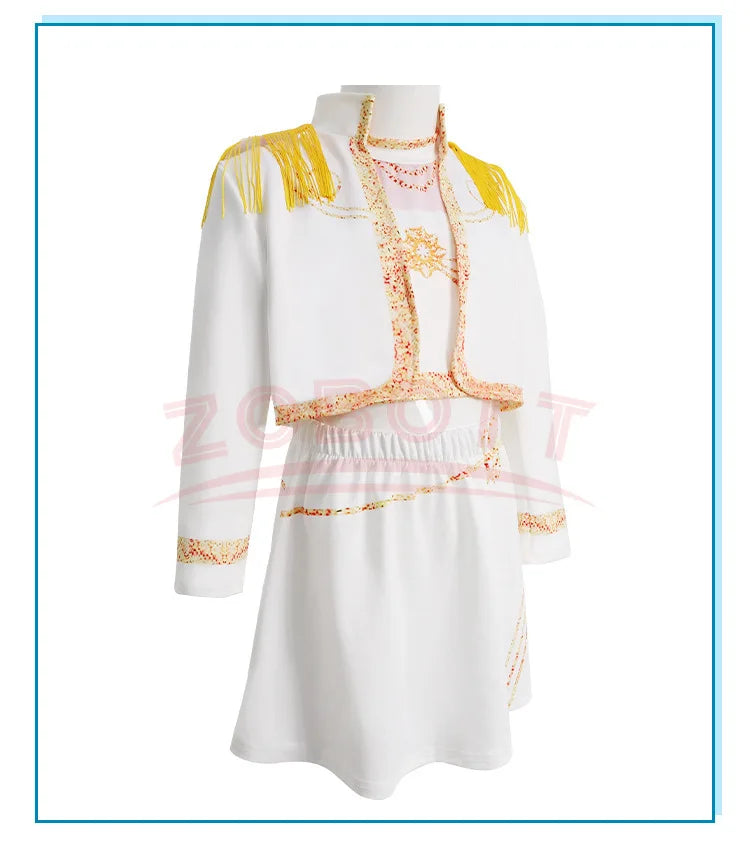 2025 NEW Kpop Demon Hunter Anime Movie Kids Cosplay Rumi Zoey Mira 3D Print Costume Suit Clothes KPop Rumi Zoey Cosplay Outfit