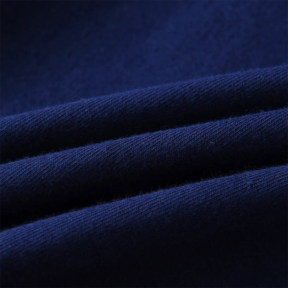 VIKITA Girls Colorful Butterfly Navy Blue T Shirts Kids Cotton Casual Daily Striped Long Sleeve Rainbow Tees Kids Tops Wear 3-8Y