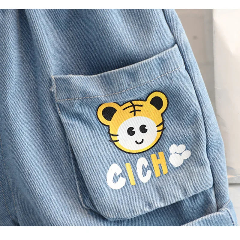 New Summer Baby Girls Clothes Children Cartoon Boys Short Sleeved Suit T-Shirt Shorts 2Pcs/Sets Toddler Costume Kids Tracksuits