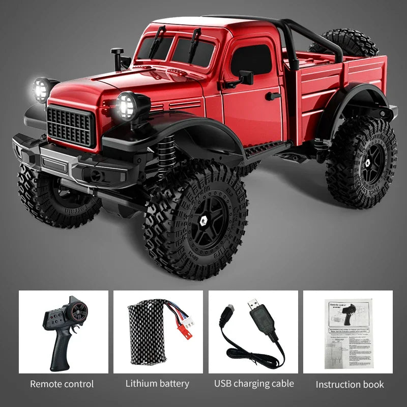JHD For C8813 1:18 Full Scale RC Simulation Jeep Model 2.4G 4WD RC Car Motor Climbing Off-Road Model JJRC C8813 Car Toys
