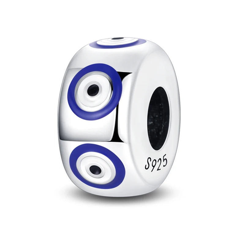 Hot Sale Charms Beads 925 Sterling Silver Pink Perfume Bottle Letter Luminous Firefly Tarot Card Beads Fit DIY Bracelets Jewelry