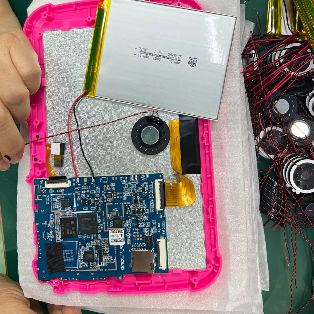 BDF 7 Inch Kid Tablet Android 13, 4GB RAM 64GB ROM,1TB Expand,5G WiFi,4000MAH Battery,Dual Camera, Children's Gift Kids Software