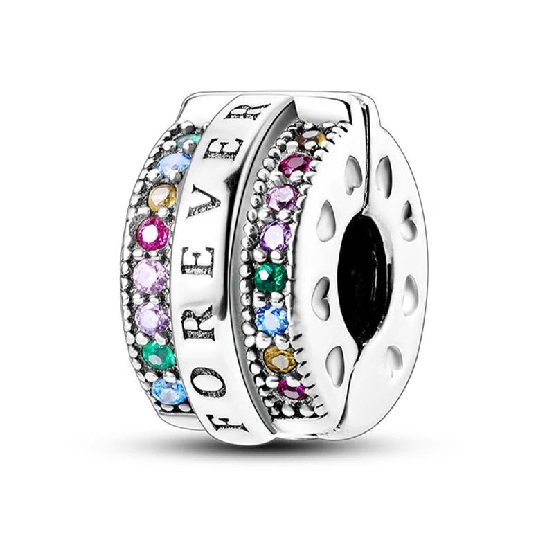 Hot Sale Charms Beads 925 Sterling Silver Pink Perfume Bottle Letter Luminous Firefly Tarot Card Beads Fit DIY Bracelets Jewelry