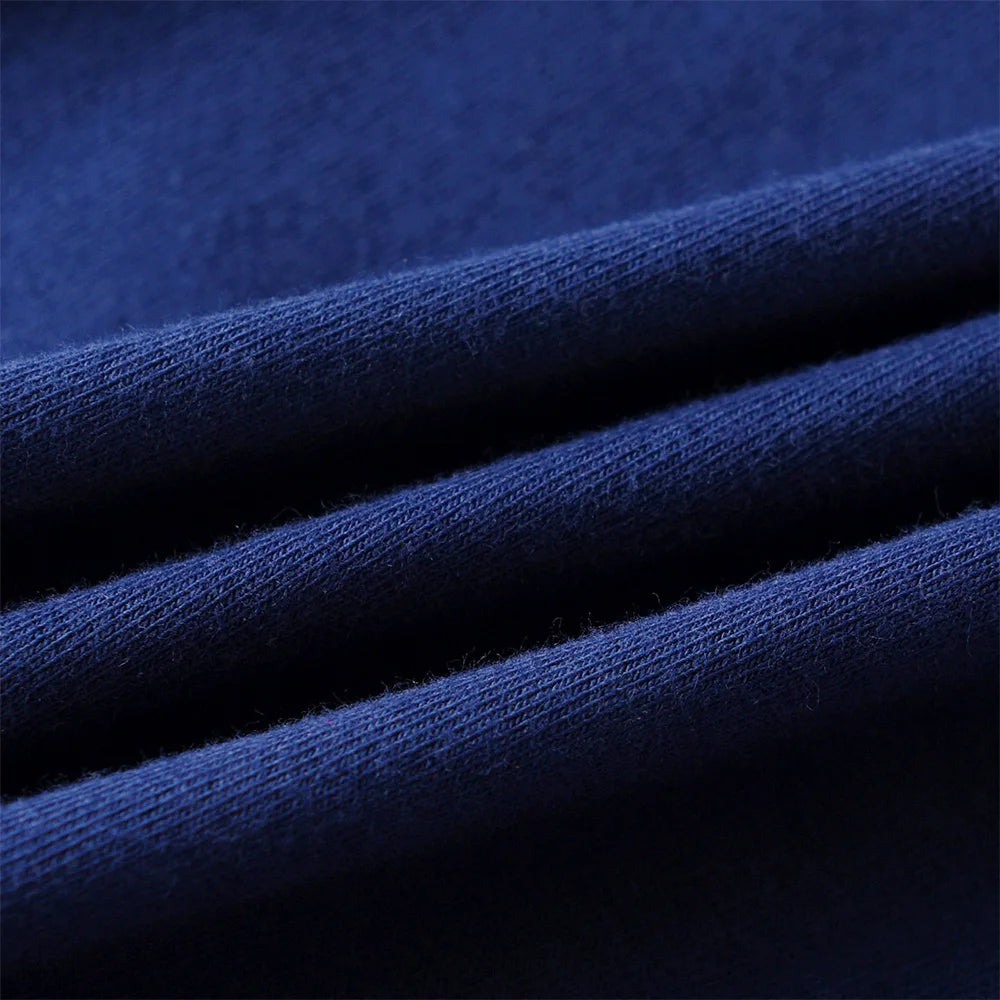 VIKITA Girls Long Sleeve Cotton Casual Tops and Tees Toddlers Mermaid Cartoon Print Navy Blue Spring Autumn Daily Cute Clothes