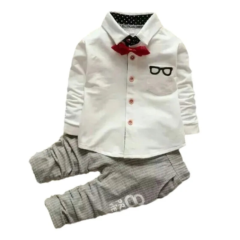 New Spring Autumn Baby Boys Clothes Children Fashion Shirt Pants 2Pcs/Sets Kids Outfits Toddler Casual Costume Infant Tracksuits