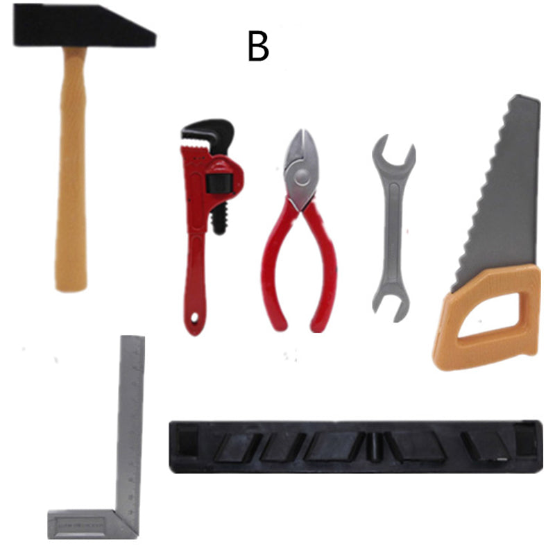 Kids Toys Simulation Repair Tools Set for Boy Safe Plastic Children Maintenance Tools Screwdriver Hammer Tongs Pretend Play Toy