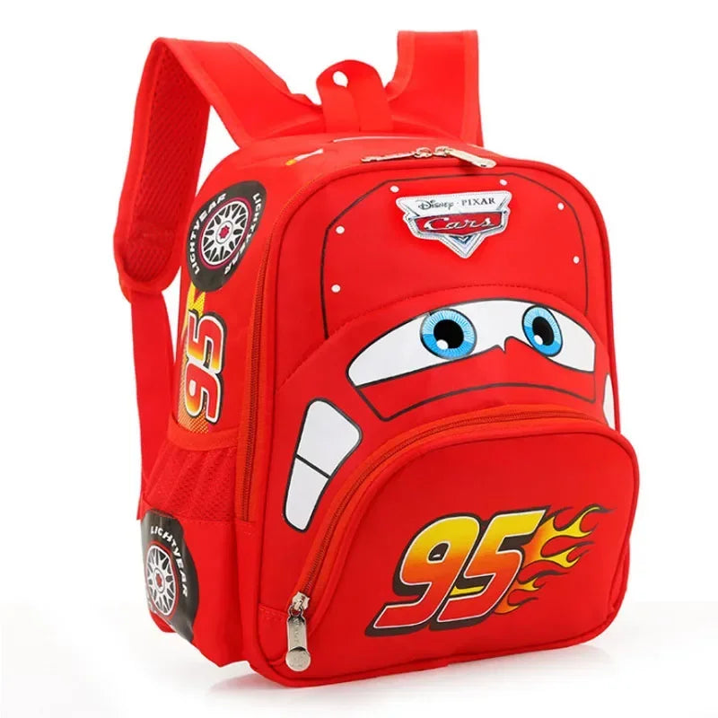 Disney McQueen New Children's School Bag Cartoon Children's Backpack Fashion Children's Backpack Large Capacity High Quality