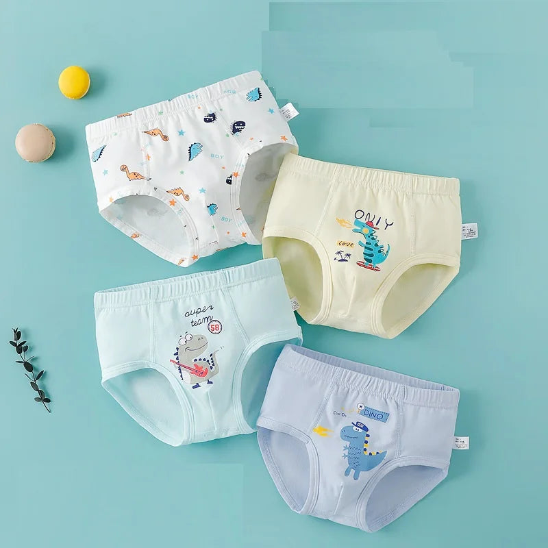 new arrived high quality boys teenager cotton briefs panties kids children underwear 1-16years 4pcs/lot students clothes